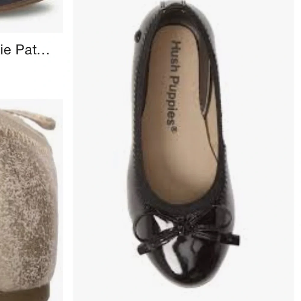 New - Hush Puppies patent flats